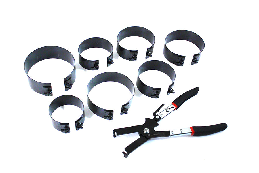 V-Twin Manufacturing Ring-O-Matic Ring Compressor Tool Kit