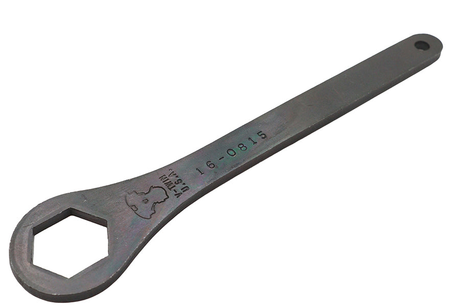 V-Twin Manufacturing Wrench Tool Front Axle Black Zinc - additional view 3