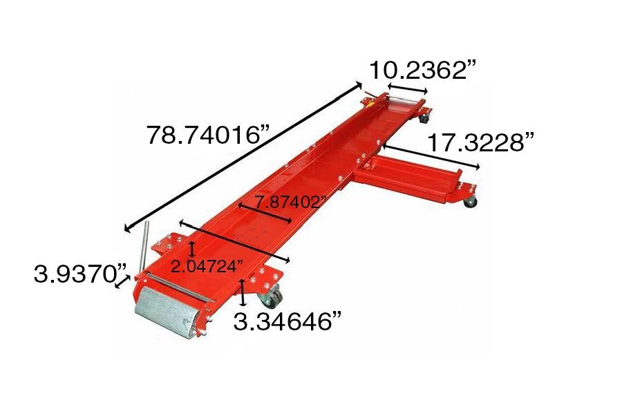 V-Twin Manufacturing Motorcycle Roller Dolly Lift Tool - additional view 2