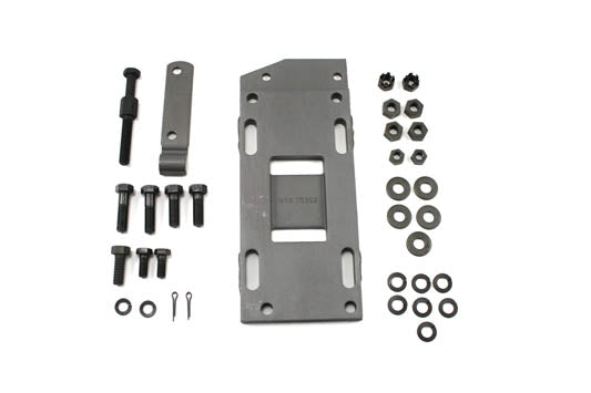 V-Twin Manufacturing Transmission Mounting Plate Kit Parkerized