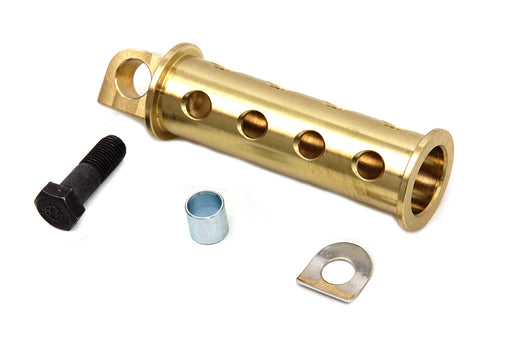 V-Twin Manufacturing Replica Spool Kick Starter Pedal Brass