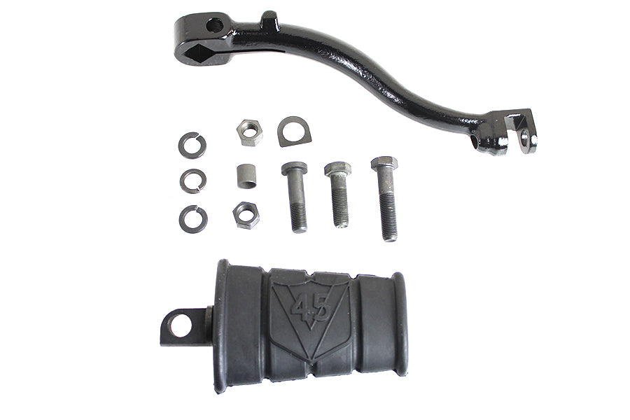 V-Twin Manufacturing 45 WL Kick Starter Arm Kit Black - additional view 2