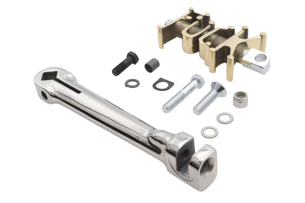 V-Twin Manufacturing F-ck Unbreakable Kick Starter Arm Kit Stainless Steel - additional view 2