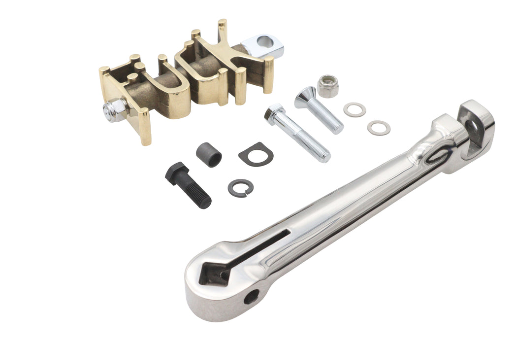 V-Twin Manufacturing F-ck Unbreakable Kick Starter Arm Kit Stainless Steel - additional view 3