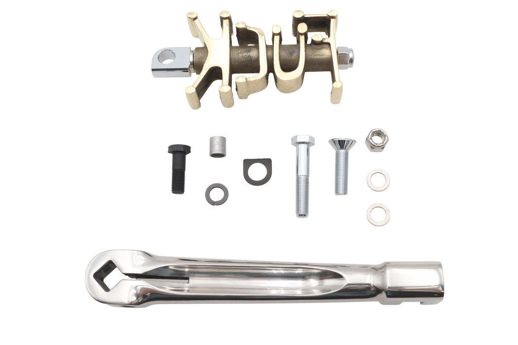 V-Twin Manufacturing F-ck Unbreakable Kick Starter Arm Kit Stainless Steel - additional view 4
