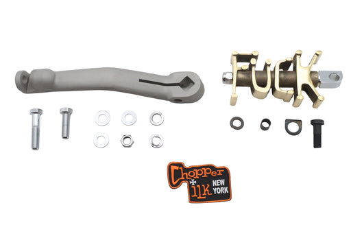 V-Twin Manufacturing F-ck Unbreakable Kick Starter Arm Kit Stainless Steel - additional view 2