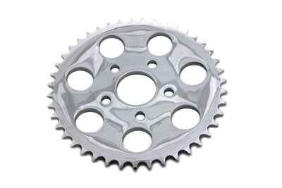 York Chrome 43 Tooth Rear Sprocket - additional view 2