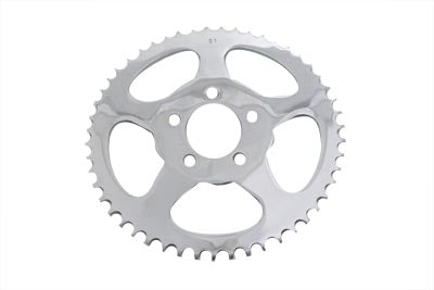 York 51 Tooth Rear Sprocket Chrome - additional view 2