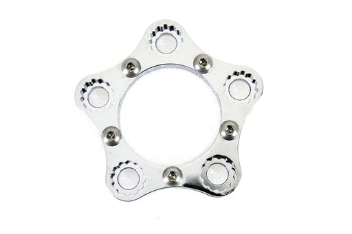 V-Twin Manufacturing Rear Sprocket or Pulley Lock Ring Kit Chrome