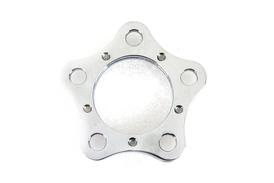 V-Twin Manufacturing Rear Sprocket or Pulley Lock Ring Kit Chrome - additional view 2