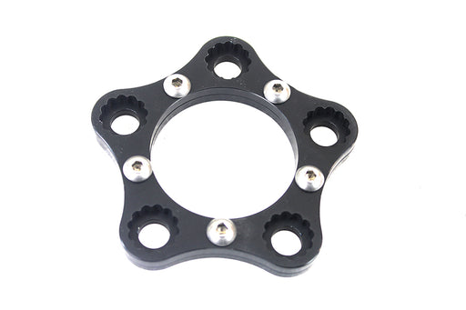 V-Twin Manufacturing Rear Sprocket or Pulley Lock Ring Kit Black