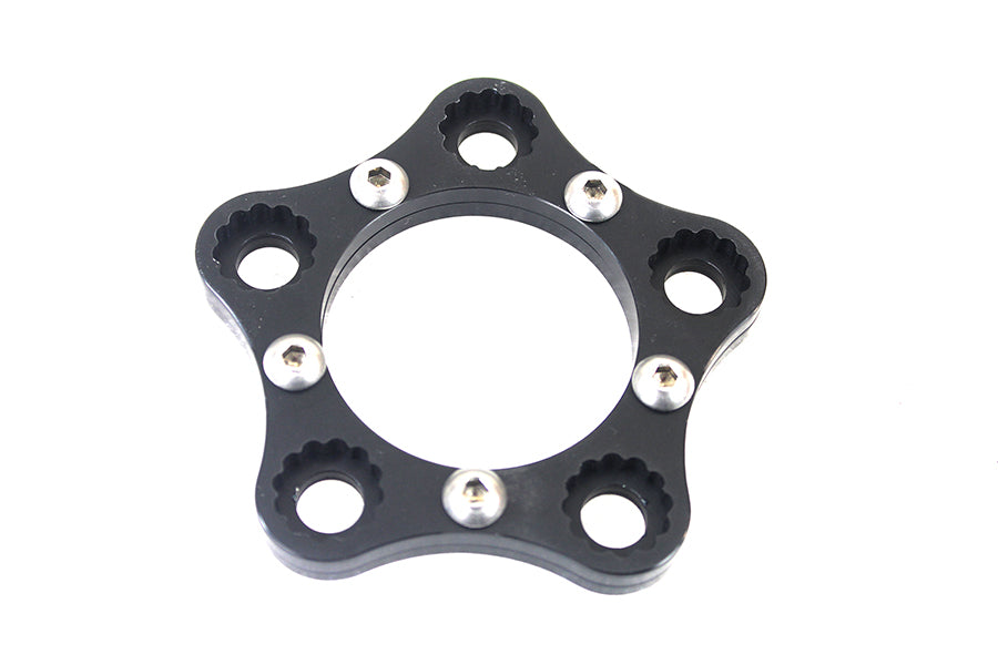 V-Twin Manufacturing Rear Sprocket or Pulley Lock Ring Kit Black