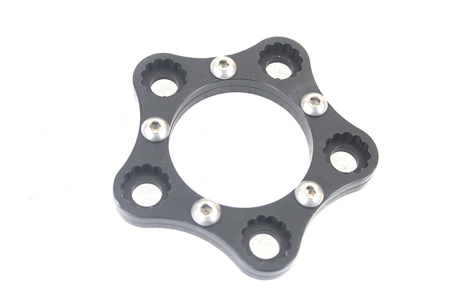 V-Twin Manufacturing Rear Sprocket or Pulley Lock Ring Kit Black - additional view 3