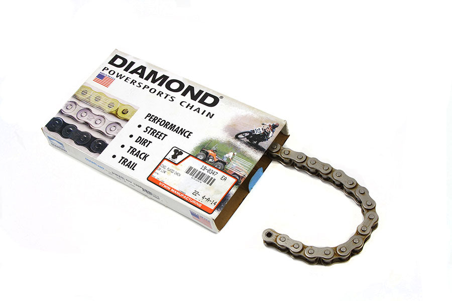 Diamond Chain .530 120 Link Chain Nickel Plated