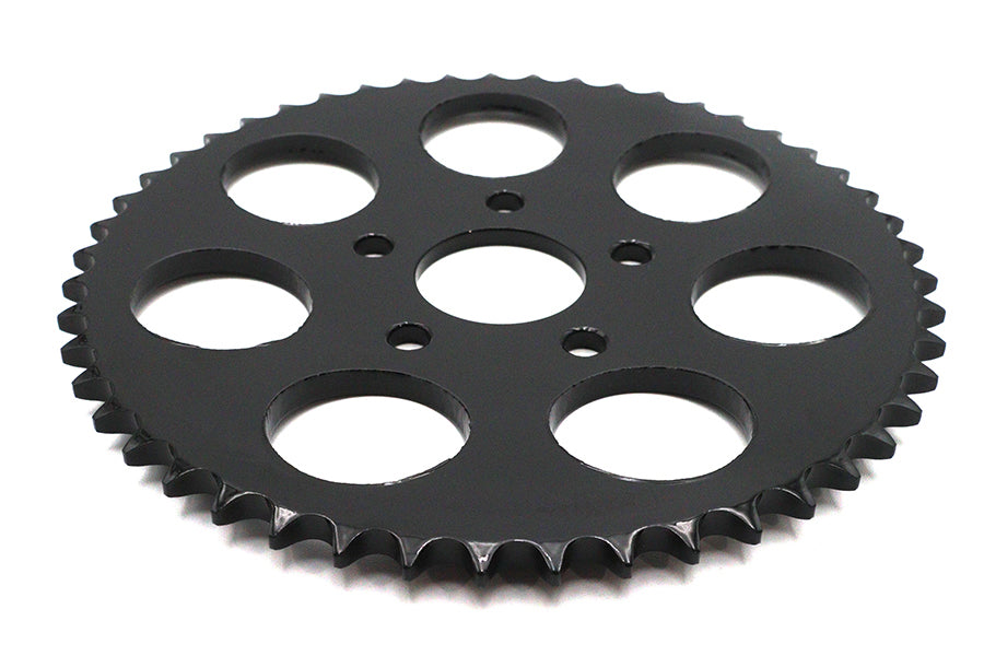 V-Twin Manufacturing Rear Sprocket Gloss Black 49 Tooth - additional view 3
