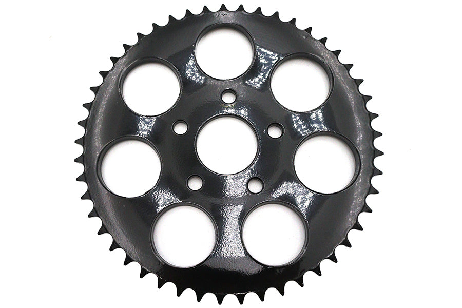 V-Twin Manufacturing Rear Sprocket Gloss Black 49 Tooth - additional view 4