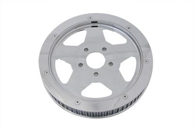 York Rear Drive Pulley 65 Tooth Chrome