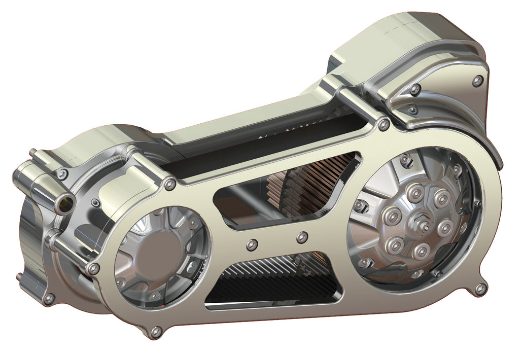 Ultima Ultima 2 Bagger Primary Belt Drive Assembly Polished