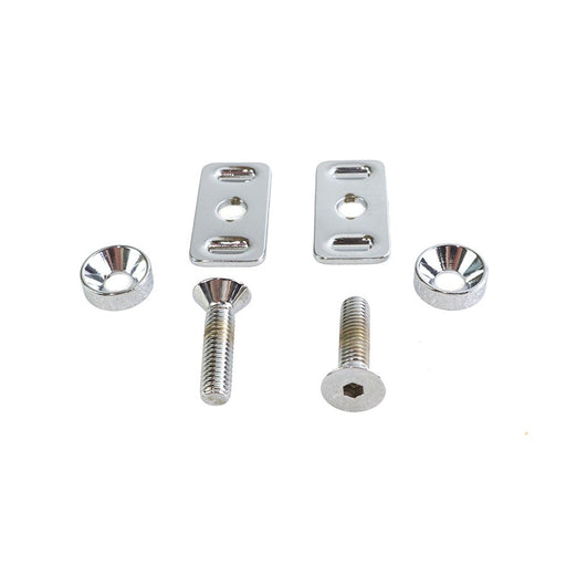 Chrome Swingarm End Plate Adjuster Hardware Kit - V-Twin 2000-6 - OEM 41113-90 - Big Twin 1991-2005