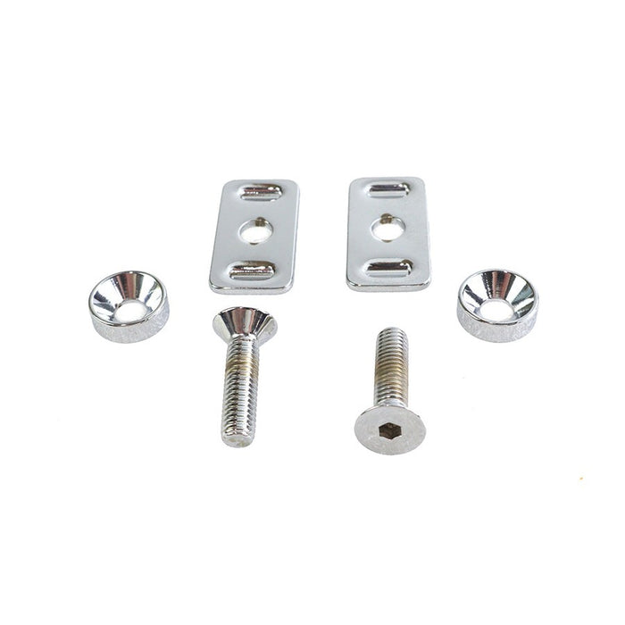 Chrome Swingarm End Plate Adjuster Hardware Kit - V-Twin 2000-6 - OEM 41113-90 - Big Twin 1991-2005