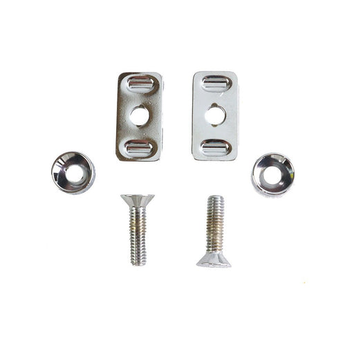 Chrome Swingarm End Plate Adjuster Hardware Kit - V-Twin 2000-6 - OEM 41113-90 - Big Twin 1991-2005