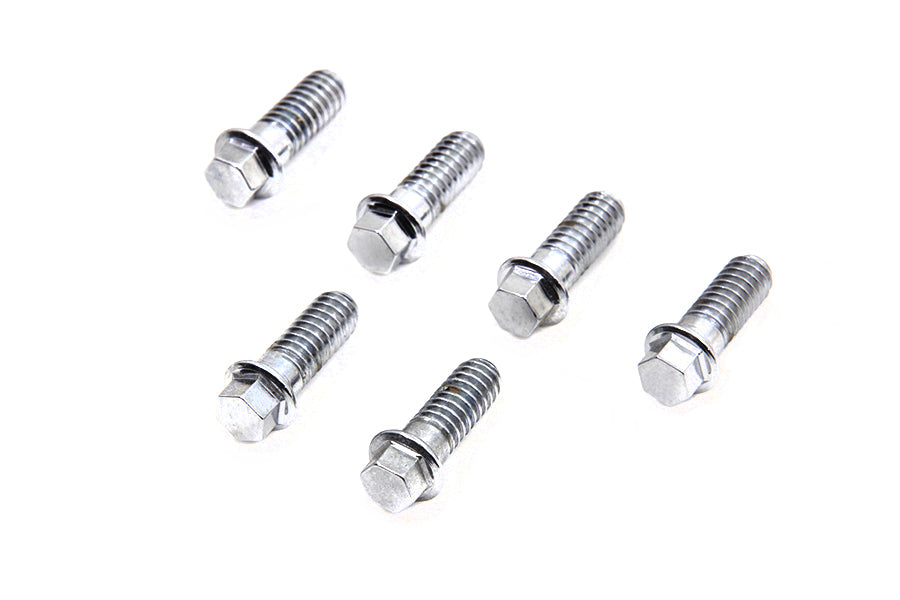Colony D-Ring Chrome Rocker Arm Cover Screw Set - additional view 3