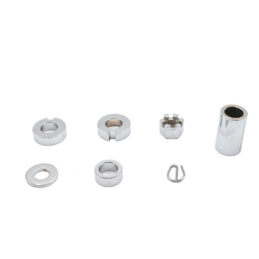 Rear Axle Spacer Kit Chrome - V-Twin 2026-5 - Twin Cam Softail 2000-2007