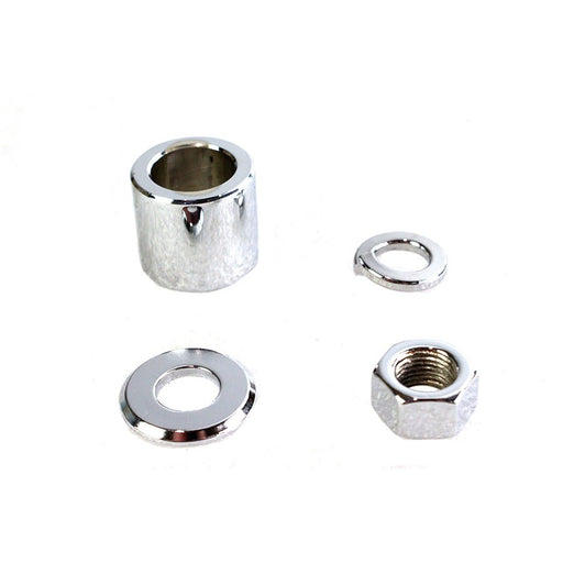 Front Axle Spacer Kit Smooth Style Chrome - V-Twin 2034-4 - Twin Cam Softail 2000-2006