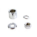 Front Axle Spacer Kit Smooth Style Chrome - V-Twin 2034-4 - Twin Cam Softail 2000-2006