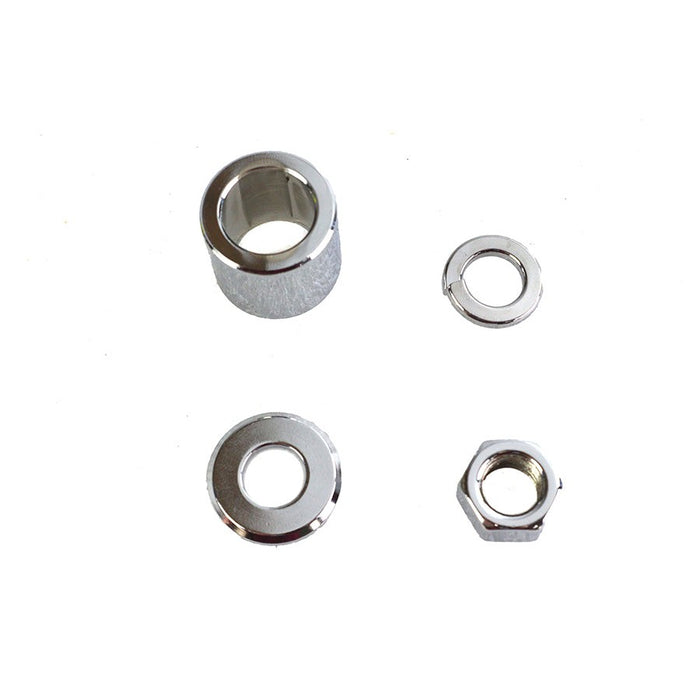 Front Axle Spacer Kit Smooth Style Chrome - V-Twin 2034-4 - Twin Cam Softail 2000-2006