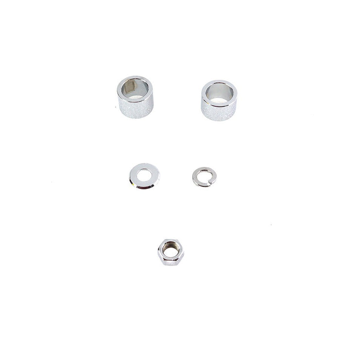 Front Axle Spacer Kit Smooth Style Chrome - V-Twin 2036-5 - OEM 43520-00 - Twin Cam Touring 2000-2007