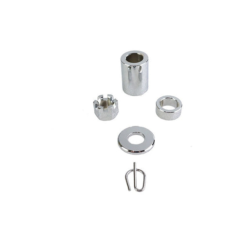 Rear Axle Spacer Kit Chrome - V-Twin 2038-4 - Twin Cam Dyna 2000-2005