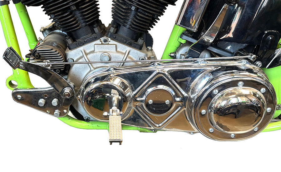 V-Twin Manufacturing Chrome Jockey Clutch Pedal and Plate - additional view 4