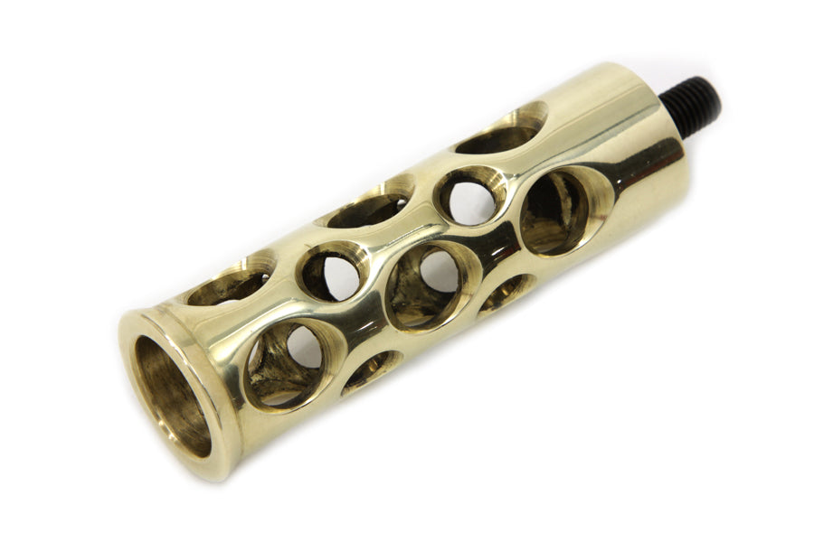 V-Twin Manufacturing Brass Swiss Cheese Shifter Peg - additional view 2