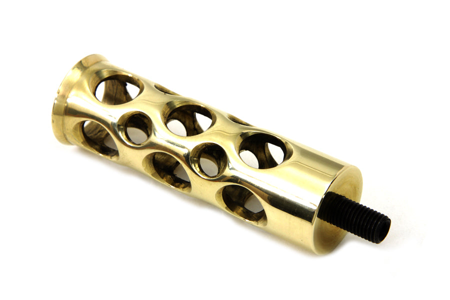 V-Twin Manufacturing Brass Swiss Cheese Shifter Peg - additional view 4