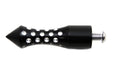 V-Twin Manufacturing Black Agostinni Shifter Footpeg Spike Style