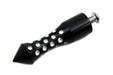 V-Twin Manufacturing Black Agostinni Shifter Footpeg Spike Style - additional view 2