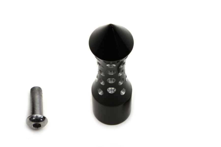V-Twin Manufacturing Black Agostinni Shifter Footpeg Spike Style - additional view 4