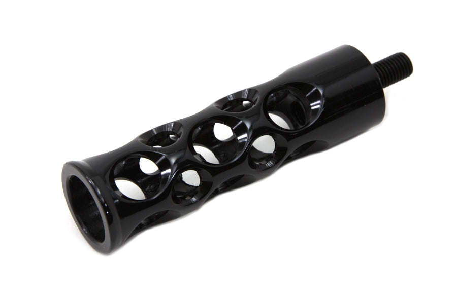 V-Twin Manufacturing Black Swiss Cheese Shifter Peg - additional view 2