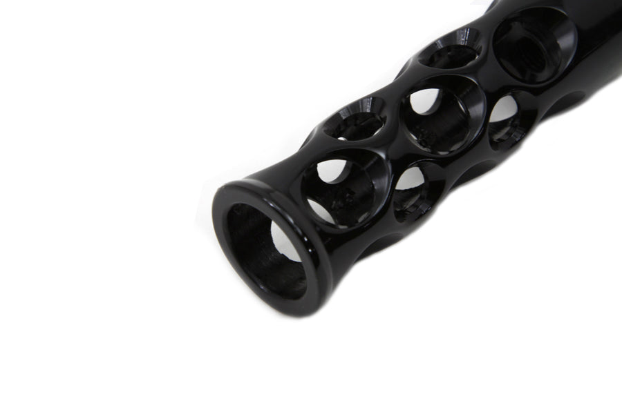 V-Twin Manufacturing Black Swiss Cheese Shifter Peg - additional view 3