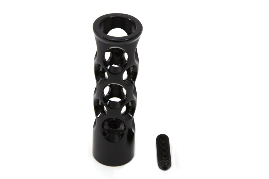 V-Twin Manufacturing Black Swiss Cheese Shifter Peg - additional view 4