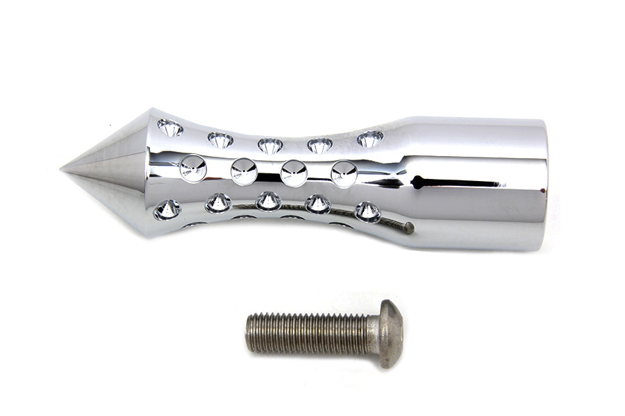 V-Twin Manufacturing Chrome Agostinni Shifter Footpeg Spike Style