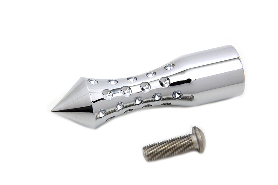 V-Twin Manufacturing Chrome Agostinni Shifter Footpeg Spike Style - additional view 2