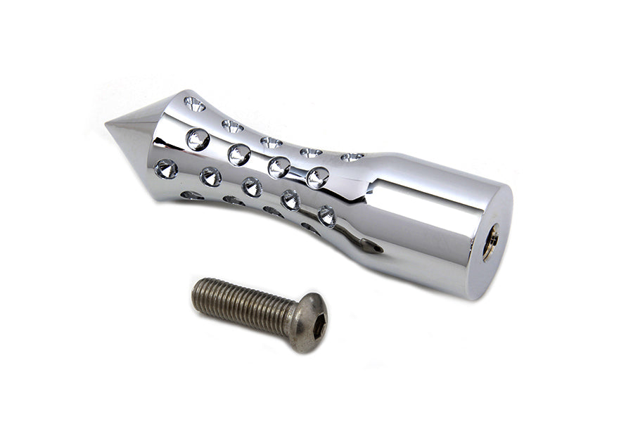 V-Twin Manufacturing Chrome Agostinni Shifter Footpeg Spike Style - additional view 3
