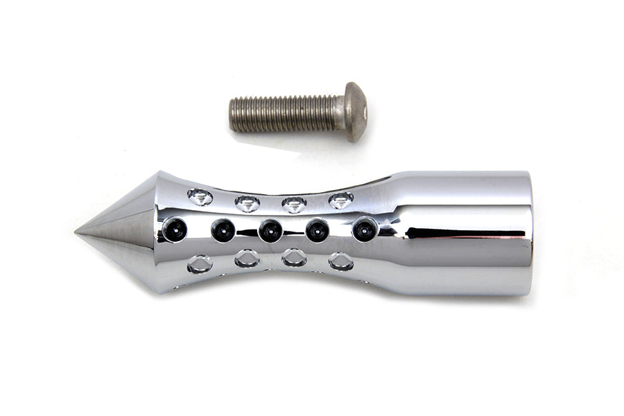 V-Twin Manufacturing Chrome Agostinni Shifter Footpeg Spike Style - additional view 4