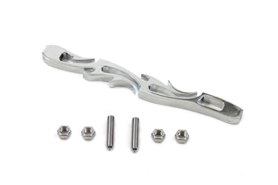 V-Twin Manufacturing Chrome Shifter Rod Flame Style