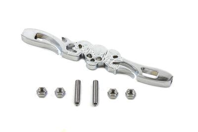 V-Twin Manufacturing Chrome Shifter Rod Skull Style