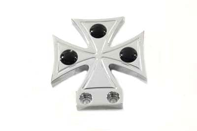 V-Twin Manufacturing Billet Brake Pedal Pad Maltese Style