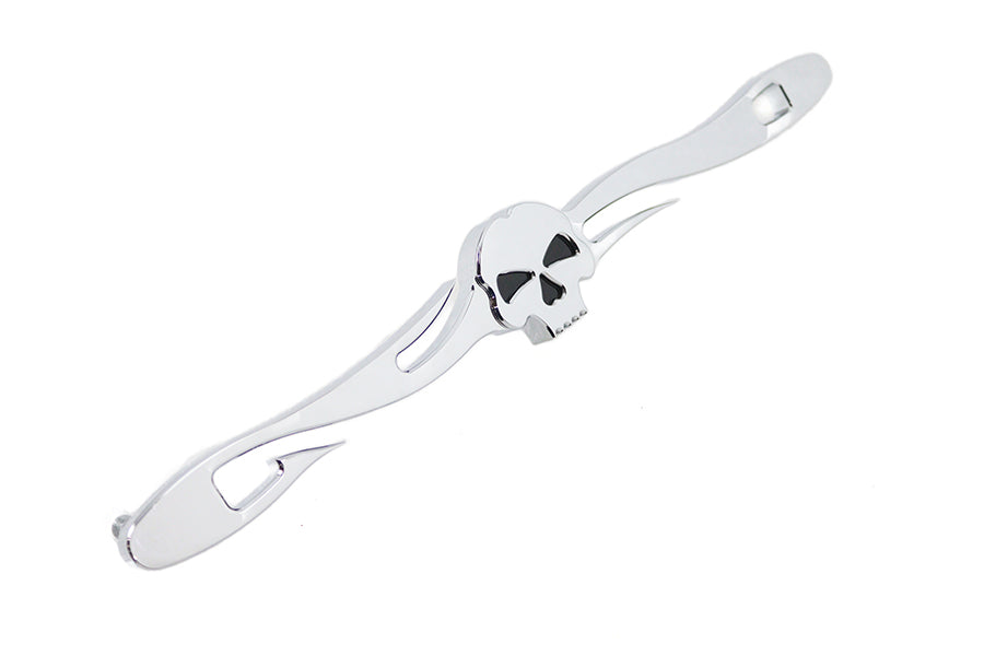 V-Twin Manufacturing Chrome Shifter Rod Skull Style