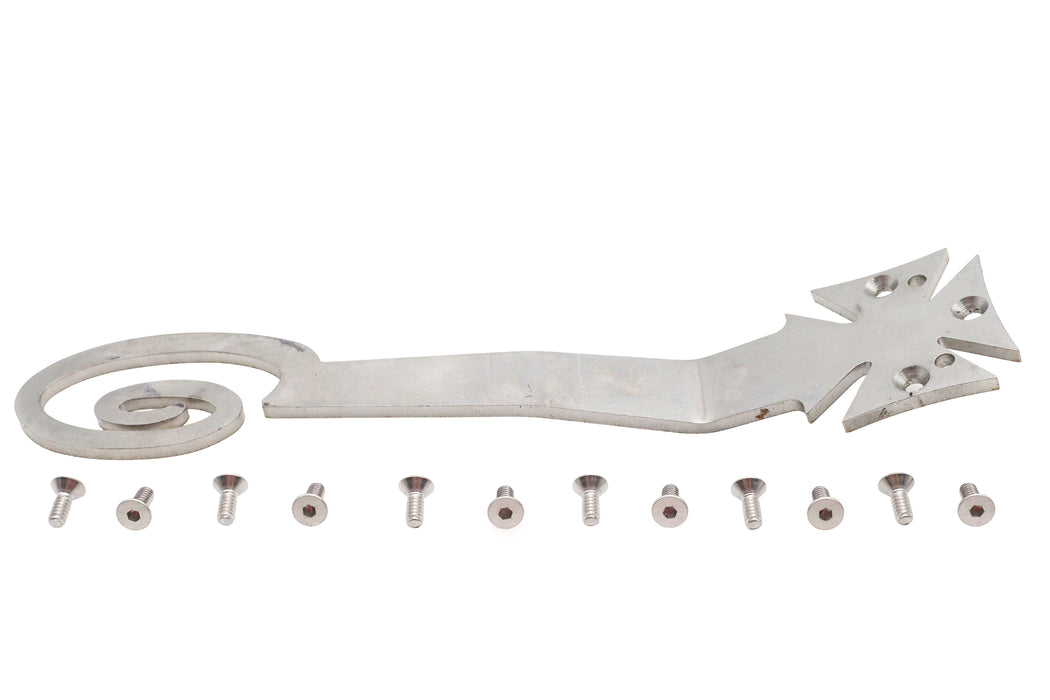 V-Twin Manufacturing Indian Larry Jockey Shift Handle Natural Stainless Steel